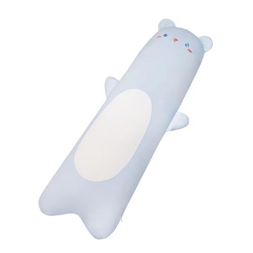 LAJOKING ぬいぐるみ 特大 抱き枕 くま ロング 昼寝クッション 縫いぐるみ ハスキー 兎 大きい アニマルズ 円筒 添い寝 癒し系 動物 おもちゃ 可愛い もちもち プレゼント 贈り物 (90cm,デザイン01-冷感)