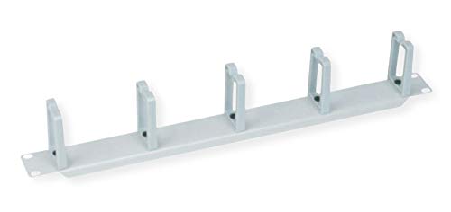 19 inch Front Plate, Horizontal or Vertical Cable Guide, Type C, RAL 7035 Light Grey.