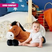 Image of RVA Horse Cute Stuffed Soft Toy (Brown, 70 CM)