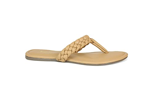 Image of Inc.5 Women's 101008 Dark Beige Flat Sandal