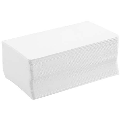 Cartes de visite blanches en kraft pour structurer vos notes et messages