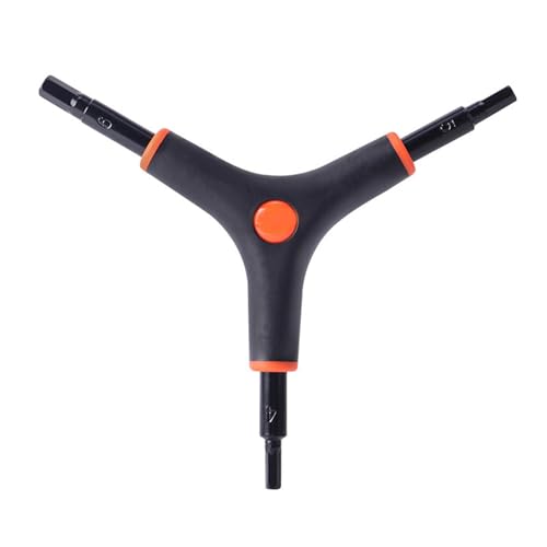 omiinitio Bicicleta de carretera en forma de Y, llave hexagonal, resistente al desgaste, herramienta de mantenimiento de bicicletas, herramienta de reparación de bicicletas en forma de Y