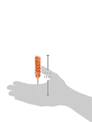 Colorsplash Lollipops Jar, 30 Pops, 12.69 Oz, Orange #TOP1