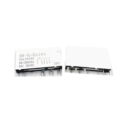 Relais SR-1C-DC24V commutation 24 V DCV24 composant électronique PCB
