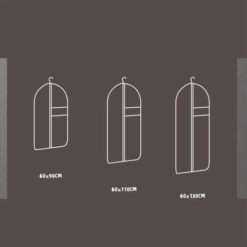 Garment Bags 4 Pcs Clothing Dust Cover, Hanging Household Dust Bag Cover, Clothing Hanging Bag, Oxford Cloth Coat Cover Clothing dust Cover (Color : A, Size : 60X90cm)2
