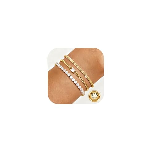 Regalo Perfetto: il set di bracciali a catena a strati è un regalo perfetto per le donne.È possibile impilare e strato con altri braccialetti per un look di moda fresco. E questi braccialetti d'oro sono anche ottimi regali per fidanzate, moglie, mamma, ecc., Per esprimere il tuo amore