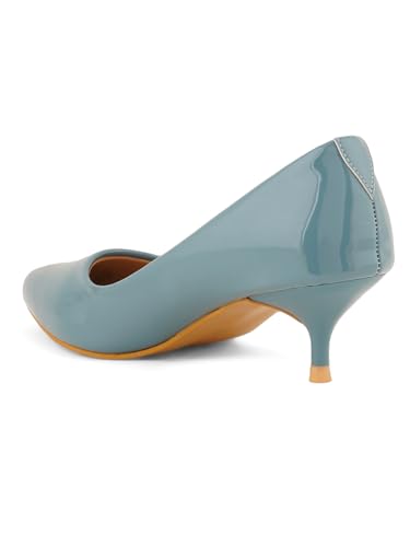 Image of ELLE Women's Solid Stiletto Heel Slip-On Pumps
