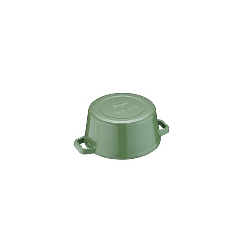 Berndes b.iron green Casseruola in ghisa 2m 14cm con coperchio