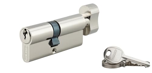 THIRARD - Cylindre à bouton 40 x 30 mm nickelé 3 clés