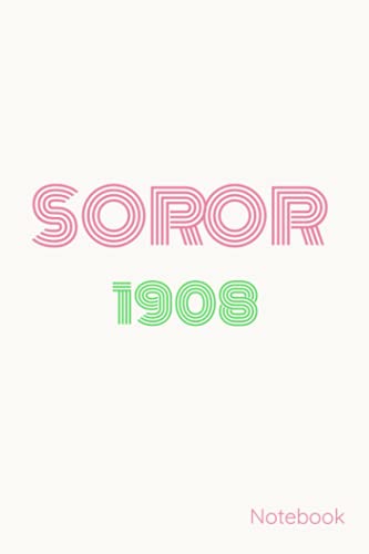 Alpha Kappa Alpha Sorority Notebook Journal: SOROR 1908: The perfect gift for yourself or your favorite IVY of Alpha Kappa Alpha Sorority. AKA Notebook Journal 6x9, 120 Blank White Lined Pages - White