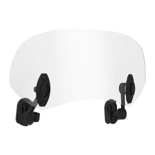 Extension de pare-brise universelle claire pour voyager à moto sans fatigue cervicale