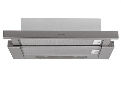 Privileg DGAH 55 AMX Flachschirm Dunstabzugshaube 60 cm Silbergrau