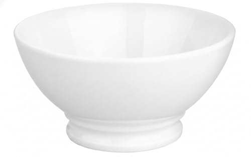 Pillivuyt 13-Ounce Traditional European Coffee Bowl, White