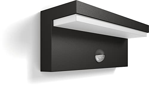 Philips myGarden Aplique 1648493P3 - Lámpara de pared con sensor de movimiento, IP44, para jardín y …