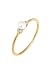 Produktbild DIAMORE Ring Damen Verlobung Perle mit Diamant (0.06 ct.) in 585 Gelbgold