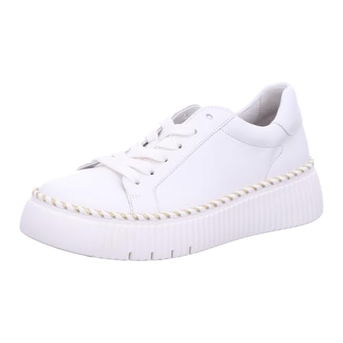 Gabor Damen Low-Top Sneaker, Frauen Halbschuhe,Strassenschuhe,Sportschuhe,Freizeitschuhe,Turnschuhe,Laufschuhe,Latte (Gold),40 EU / 6.5 UK