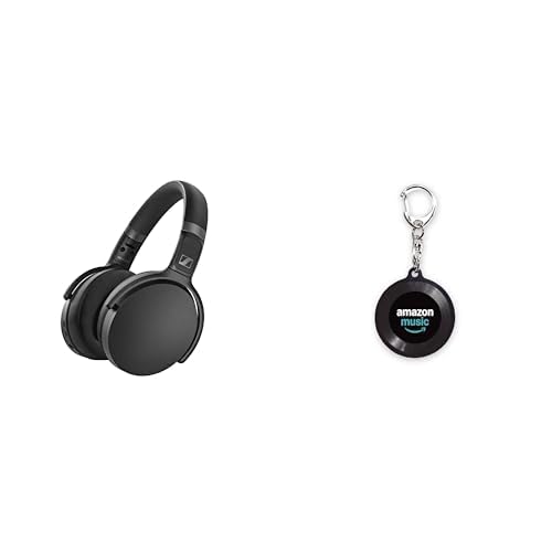 ゼンハイザー Sennheiser ワイヤレスヘッドホン bluetooth HD 450BT ブラック + 【Amazon.co.jp限定】The Music × Amazon Music ミュージックキーホルダー ver2.0