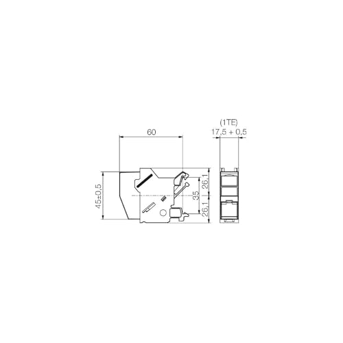 Módulo RJ45 Weidmüller 8808360000 Cat.6A IP20 para EIA/TIA 568 A 2
