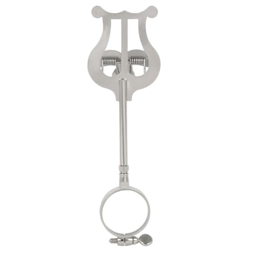 Clip de porte-partitions clarinette Alipis argenté en fer