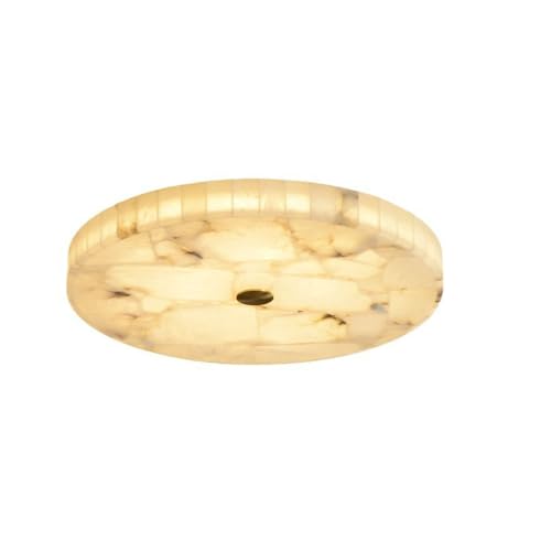 Lámpara de pared redonda de mármol con forma de araña, lámpara de pared de piedra natural, lámpara de pared LED de tres colores con cambio de luz (pequeña).