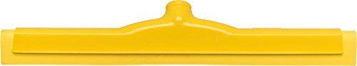 Image of SPARTA 4156704 Plastic Floor Squeegee, Shower Squeegee With Double Foam For Window, Glass, Shower Door, Floor, Windshield, 18 Inches, Yellow, (Pack of 6)
