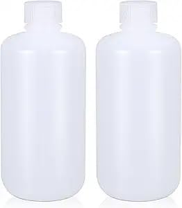 Reagent Bottles – 1000ml (Set of 2) | Narrow Mouth Polypropylene Lab Bottles – Durable, Leak-Resistant – Ideal for Chemicals, Solutions & Sample Storage-image-48