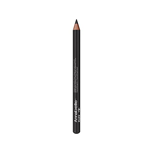 Annabelle - Annabelle Vegan Kohl Eyeliner, Matte Finish, 73 Black, Intense Colour Payoff, Long-Lasting, Cruelty-Free, Paraben-Free, Silicone-Free, Fragrance-Free, Hypoallergenic, 1.14 g