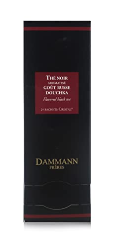 Pasticceria Passerini dal 1919 Dammann Goût Russe Douchka - Thé Noir aux Agrumes et bergamote, 24 sachets Cristal - Dammann Frères Cover
