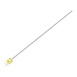 MECCANIXITY K Type Thermocouple Temperature Sensor Probes, Stainless Steel -40 to 2012°F Thermocouple Probe 4x300mm for Food Processing Industry