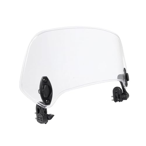 Pare-brise moto extension universelle pour vos longs trajets routiers sous la pluie