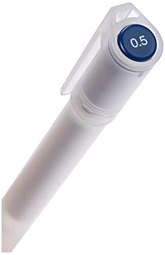 Muji Set de 10 Bolígrafo de Tinta Gel con Tapa 0.5 mm Azul/Negro miniatura 3