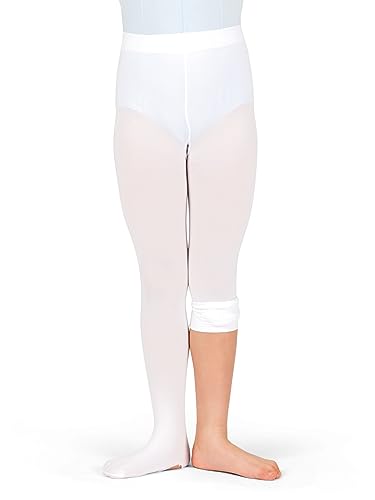 Theatricals Girls Convertible Tights with Self-Knit Waistband