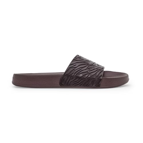 Image of Red Tape Womens Sliders in Slate Blue | Casual Pool Sliders | SLATE BLUE | 3 UK