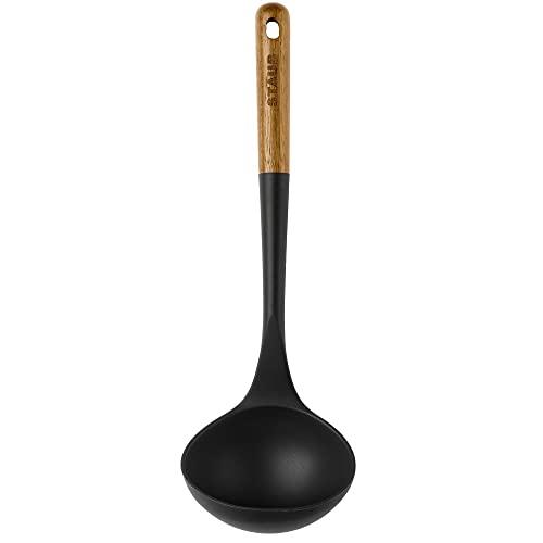 STAUB 40503-104 Schöpfkelle Akazienholz, 31 cm, schwarz