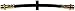 Dorman H621134 Brake Hydraulic Hose Compatible with Select Ford Models
