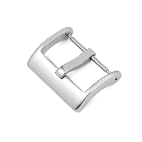 Boucle ardillon 20mm en acier 304L poli éclatant pour bracelet de montre