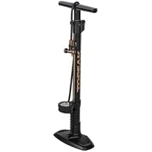Topeak JoeBlow Tubi 2Stage Bike Pump High-Pressure & High-Volume Floor Pump with TubiHead for Tubeless & Standard Tires, Dual-Scale Gauge, Long Hose, Durable Steel & Aluminum Construction