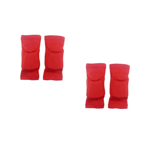 TOVINANNA 2 Pairs Elbow Sleeve Elbow Protection Pads Foam Elbow Pads Sports Sleeve Elbow Guard Sleeve Men Arm Guard Sleeve Elbow Pad Sleeve Sports Compression Sleeve Padded Sleeve Red