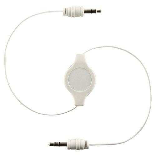 Cable Auxiliar Retráctil 3.5mm para Auto y Audio miniatura 3