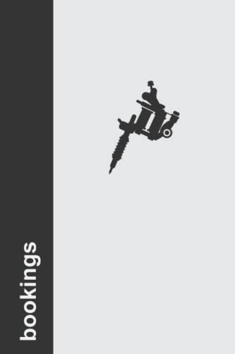 Tattooist Appointment Book Light Edition: Tattoo Artist Bookings Planner - Daily Appointments (30 Min Slots. 8Am - 9Pm) #TOP18