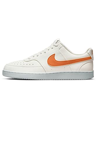 Image of Nike Mens Court Vision Lo Nn Sail /Hot Curry-Sail-Vivid Green Running Shoe - 6 UK (DH2987-104)