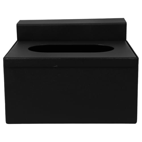 Dispensador de guantes con monitoreo transparente y acero negro portátil SHOWERORO