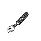 Porte clés Moto et Fibre de Carbone pour Ducati Monster S2R / S4R S4RS Monster 796/1100 Porte clés de Haute Porte clés Moto Portable Polyvalent Durable Accessoires,Black A