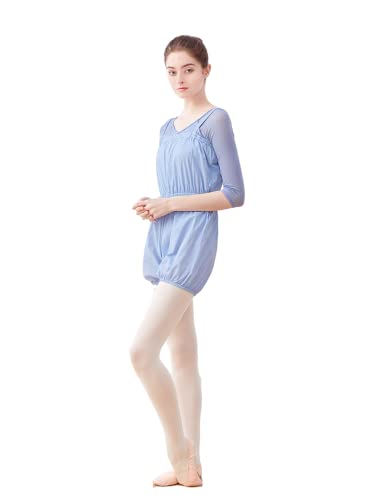 Phoeswan Dance Pants Shorts Ballet Ripstop Sauna Pants For Teen Girls Petite Women, Ballet Warm Up Pants Baggy Sport Sweat Pants For Dancing, Gym, Jogging, Blue Xx-Large Short #TOP2