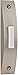 Craftmade BSCS-BN Designer Surface Mount Contemporary Lighted Doorbell LED Push Button, Brushed Nickel (4.13" x 0.75"W)