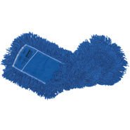 Rubbermaid Commercial Products Twisted Loop Dirt Mop Head Replacement, 24-Inch, Blue, Protective Fibers to Avoid Dirt, Wet Mop for Floor Cleaning Office/School/Stadium/Lobby/Restaurant image 3