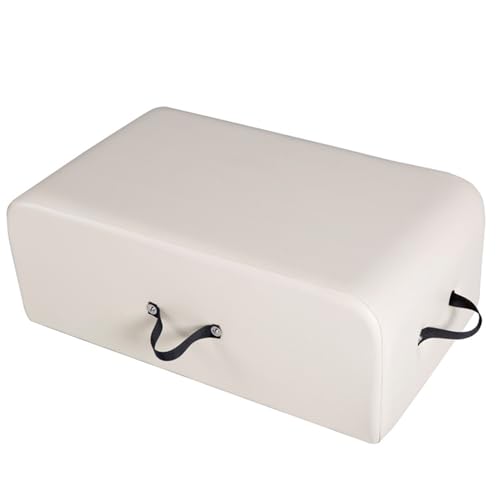 Pilates Reformer Sitting Box for Pilates Reformer, Pilates Training Supplyment Accessories, Exercise Equipment for Pilates and Yoga,White