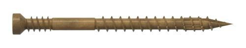 Simpson Strong-Tie FT07200R100 Tornillo Finish Trim — #7 x 2 in. T10, Cabeza Trim, Quik Guard, Tan (100 piezas) miniatura 2