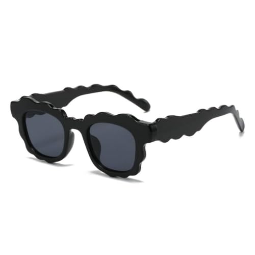 Fashion Retro Punk Wavy Sunglasses Women Cool Shades Men Classic Sun Glasses Irregular Elegant Eyewear Uv400