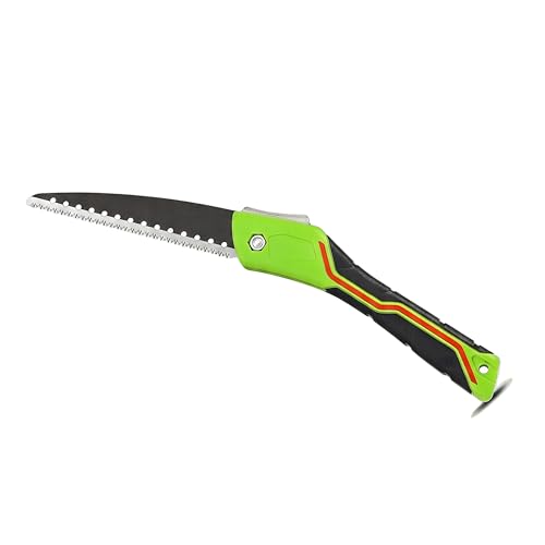 Sierra de mano plegable 10" acero SK5 para jardín miniatura 1